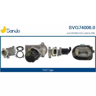 Vanne EGR SANDO SVG74006.0