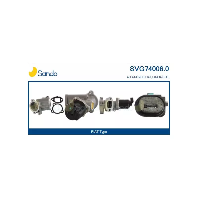 Vanne EGR SANDO SVG74006.0