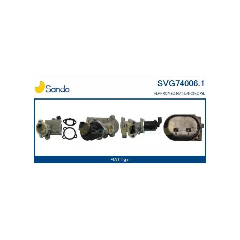 Vanne EGR SANDO SVG74006.1