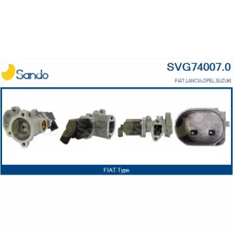 Vanne EGR SANDO SVG74007.0