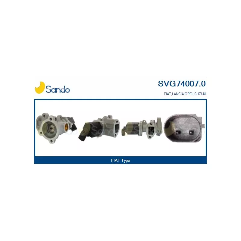Vanne EGR SANDO SVG74007.0