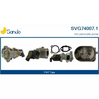 Vanne EGR SANDO SVG74007.1