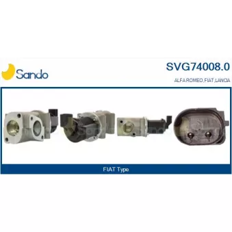 Vanne EGR SANDO SVG74008.0