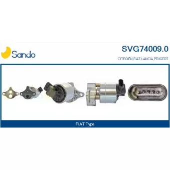 Vanne EGR SANDO SVG74009.0