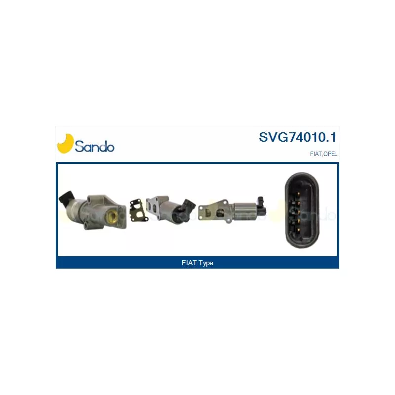 Vanne EGR SANDO SVG74010.1