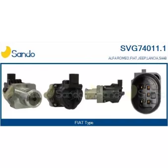 Vanne EGR SANDO SVG74011.1