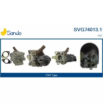 Vanne EGR SANDO SVG74013.1