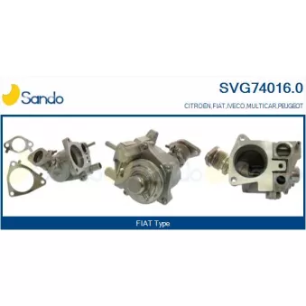 Vanne EGR SANDO SVG74016.0