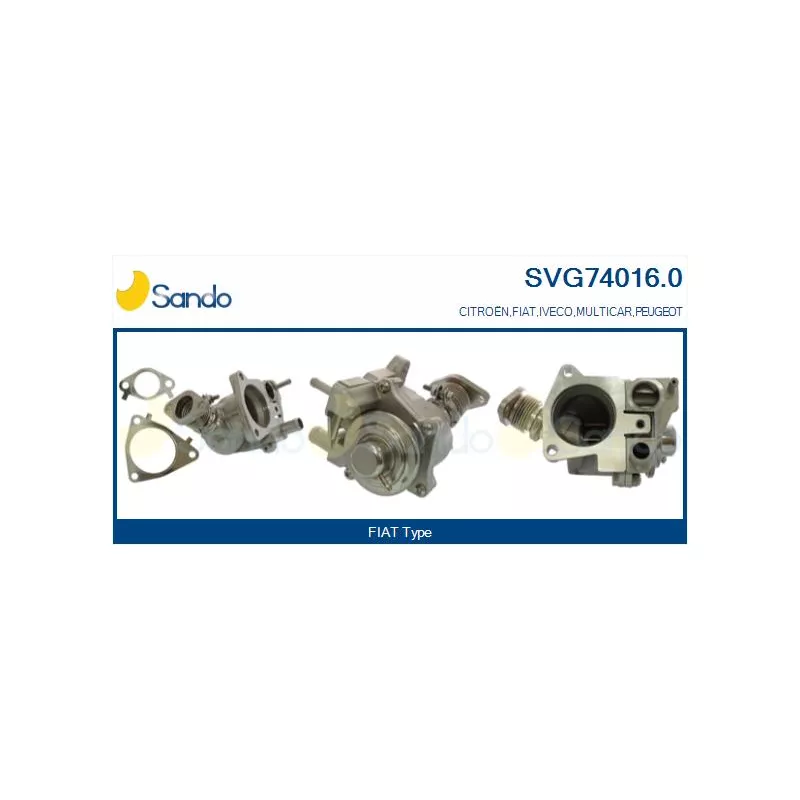 Vanne EGR SANDO SVG74016.0