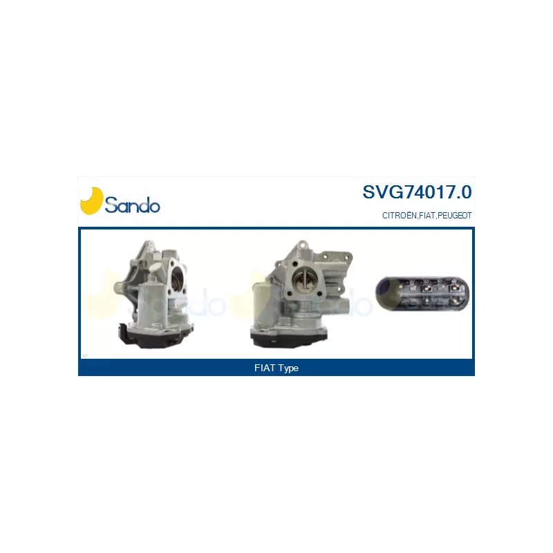 Vanne EGR SANDO SVG74017.0