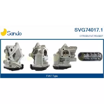 Vanne EGR SANDO SVG74017.1