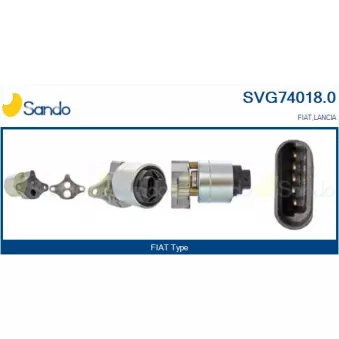 Vanne EGR SANDO SVG74018.0