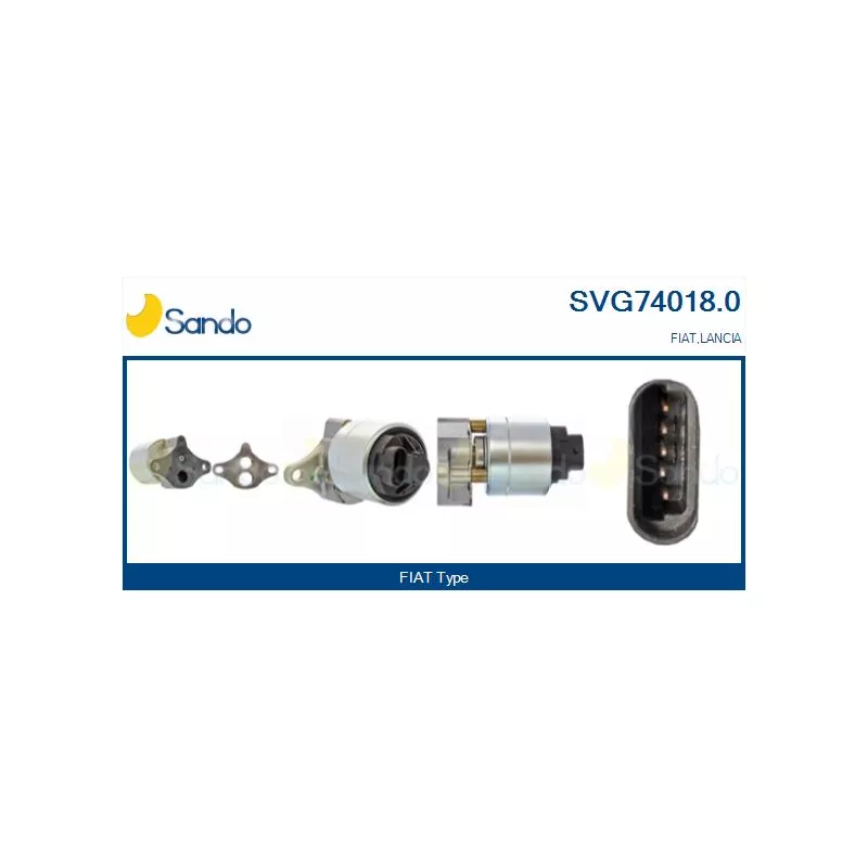 Vanne EGR SANDO SVG74018.0