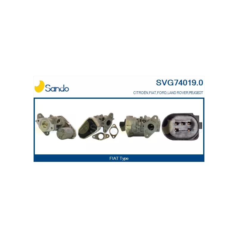 Vanne EGR SANDO SVG74019.0