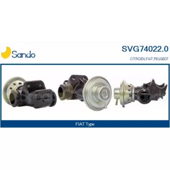 Vanne EGR SANDO SVG74022.0