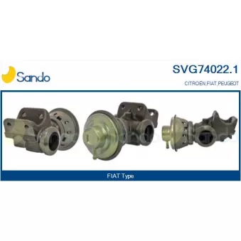Vanne EGR SANDO SVG74022.1