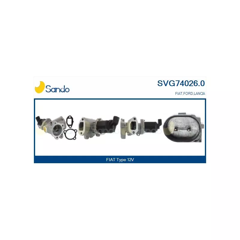 Vanne EGR SANDO SVG74026.0