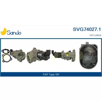 Vanne EGR SANDO SVG74027.1