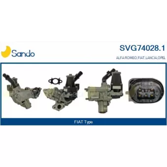 Vanne EGR SANDO SVG74028.1