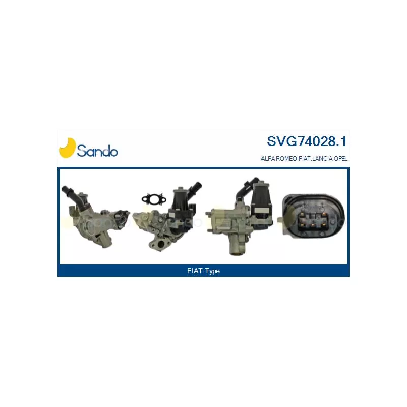 Vanne EGR SANDO SVG74028.1
