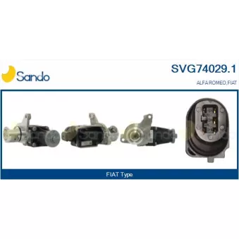 Vanne EGR SANDO SVG74029.1