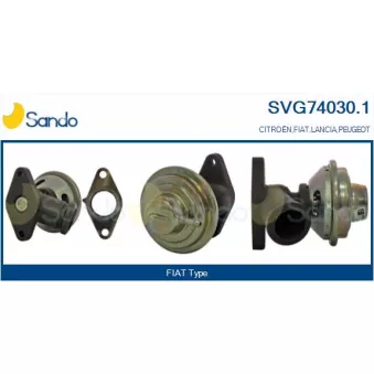 Vanne EGR SANDO SVG74030.1