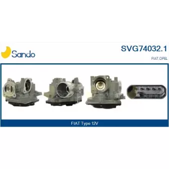 Vanne EGR SANDO SVG74032.1