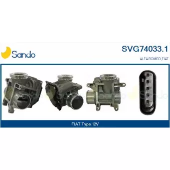 Vanne EGR SANDO SVG74033.1