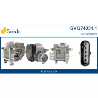 Vanne EGR SANDO SVG74034.1