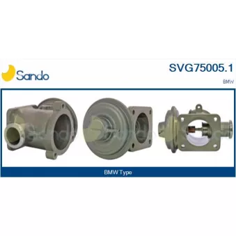 Vanne EGR SANDO SVG75005.1