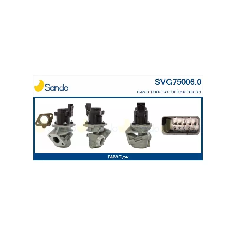 Vanne EGR SANDO SVG75006.0