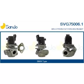 Vanne EGR SANDO SVG75006.1