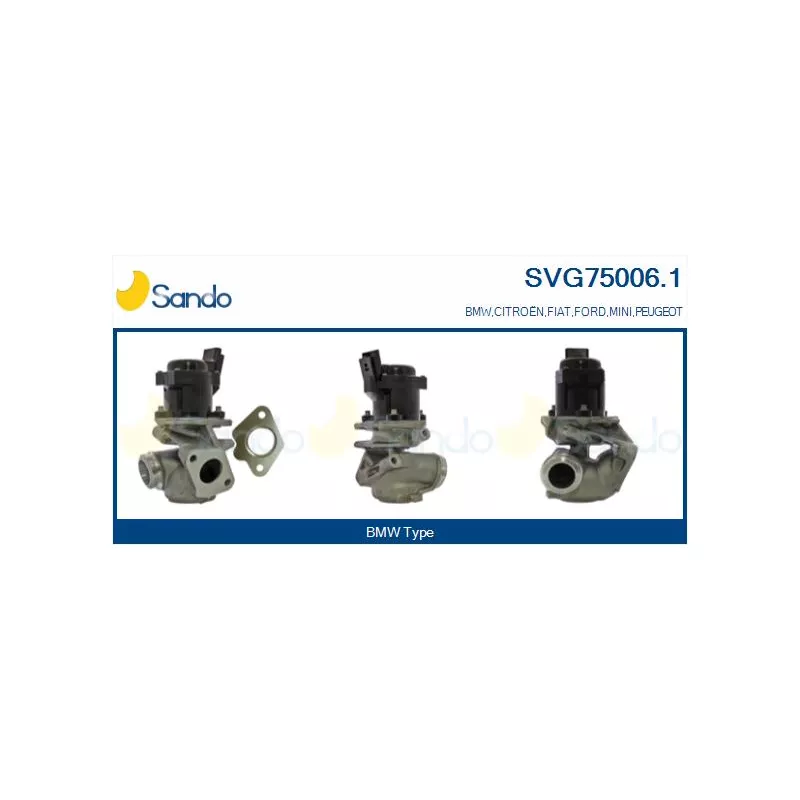 Vanne EGR SANDO SVG75006.1