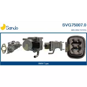 Vanne EGR SANDO SVG75007.0