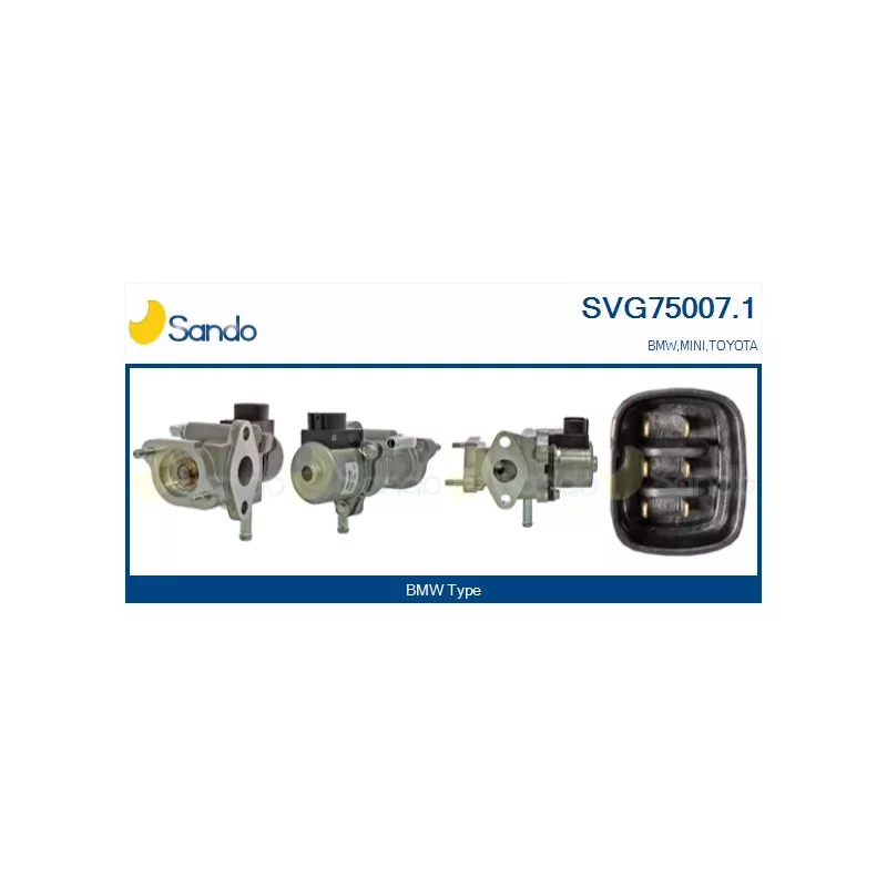 Vanne EGR SANDO SVG75007.1