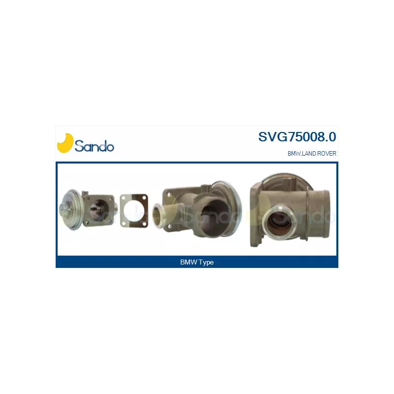Vanne EGR SANDO SVG75008.0