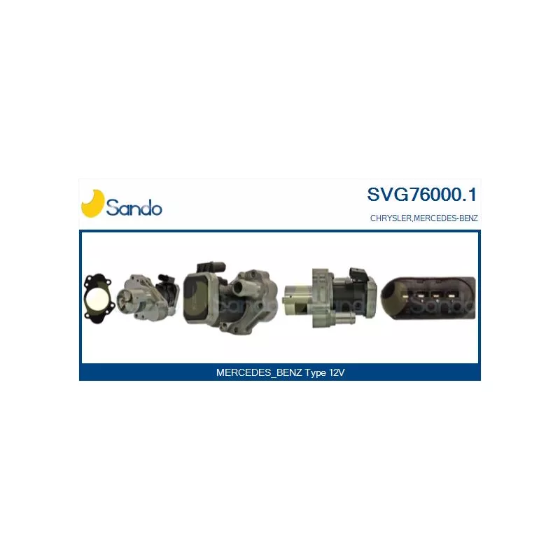 Vanne EGR SANDO SVG76000.1