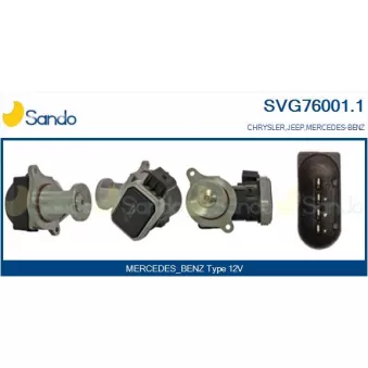 Vanne EGR SANDO SVG76001.1