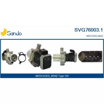 Vanne EGR SANDO SVG76003.1