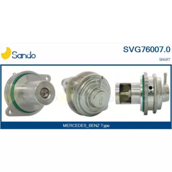 Vanne EGR SANDO SVG76007.0