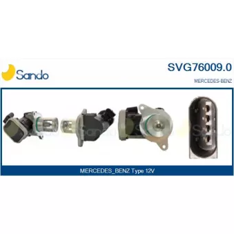 Vanne EGR SANDO SVG76009.0