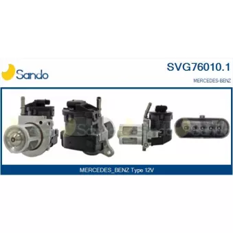 Vanne EGR SANDO SVG76010.1
