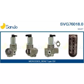 Vanne EGR SANDO SVG76018.0