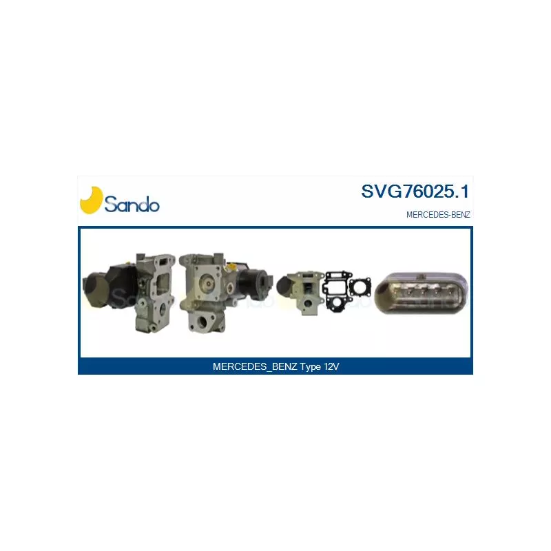 Vanne EGR SANDO SVG76025.1