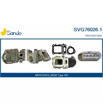 Vanne EGR SANDO SVG76026.1