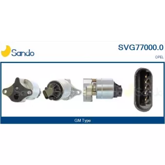 Vanne EGR SANDO SVG77000.0