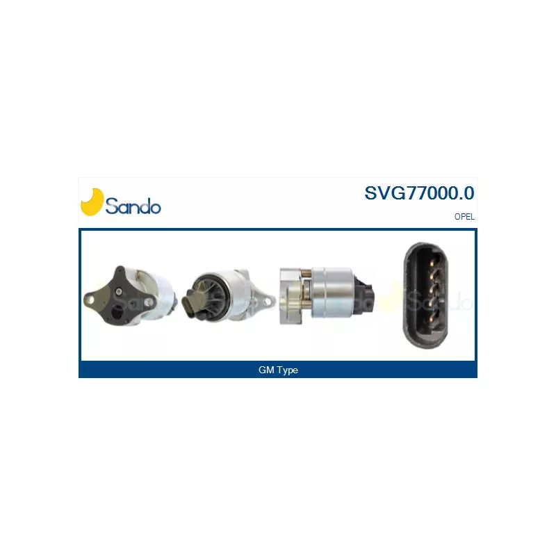Vanne EGR SANDO SVG77000.0