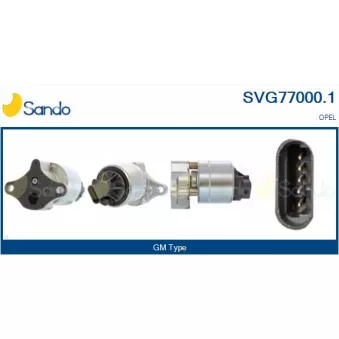Vanne EGR SANDO SVG77000.1