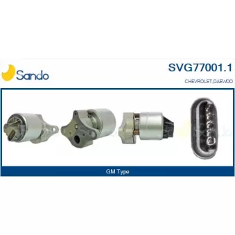 Vanne EGR SANDO SVG77001.1