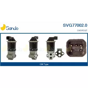 Vanne EGR SANDO SVG77002.0